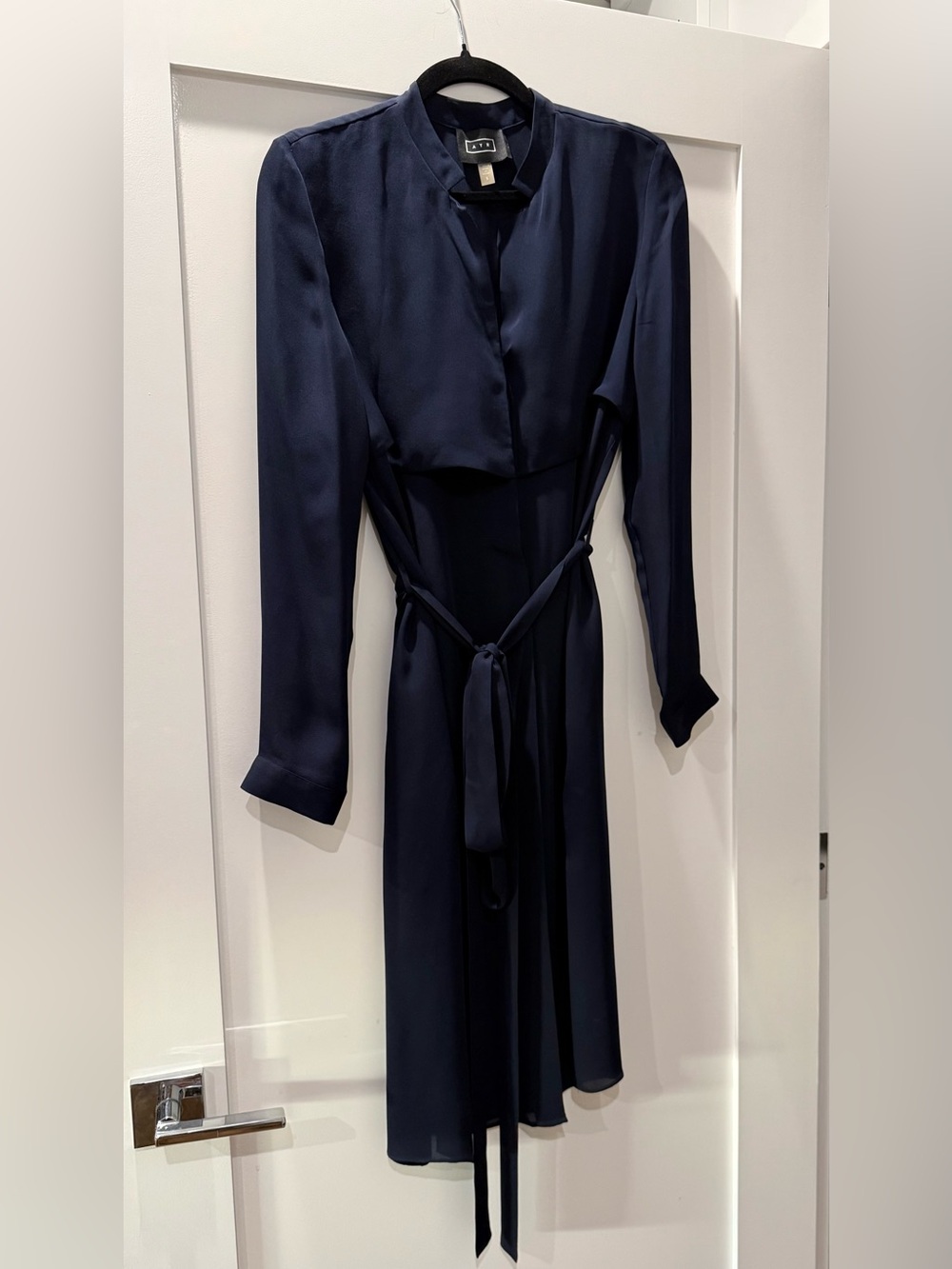 AYR silk wrap dress